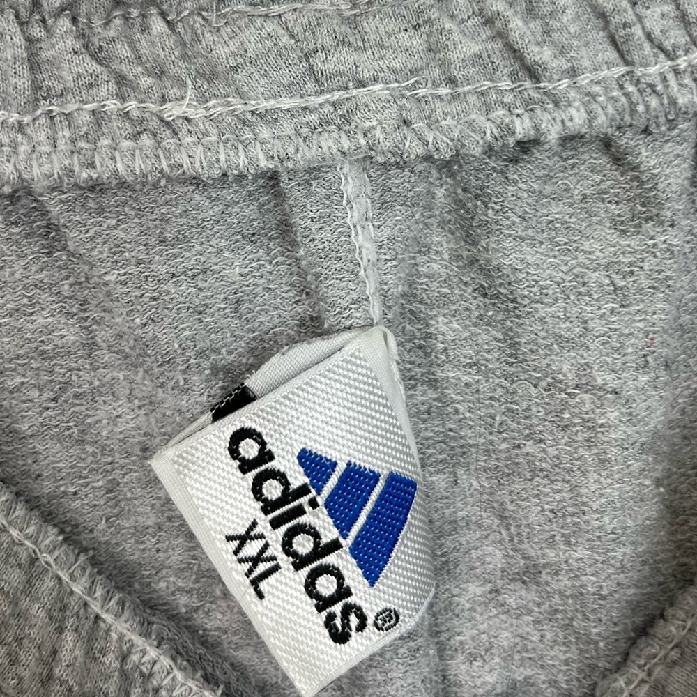 Vintage Adidas Gray Sweat Shorts Sz XXL - Picture 5 of 7